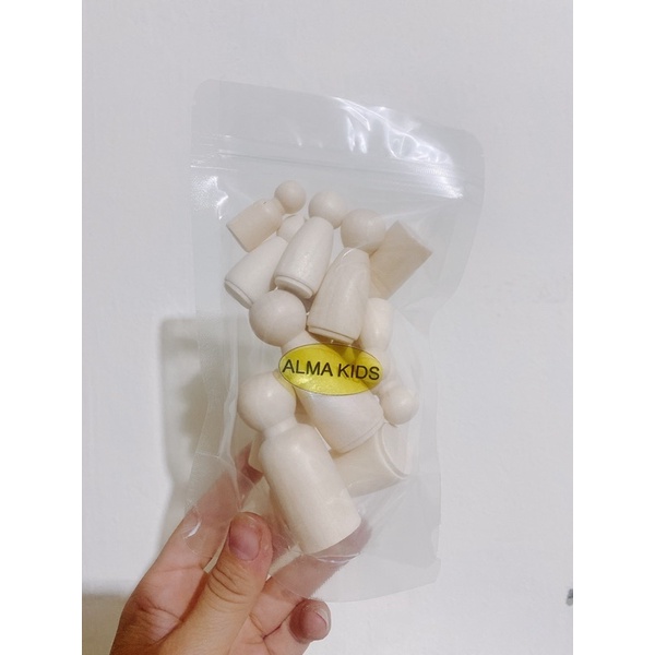 Búp Bê Gỗ Tự Vẽ Đủ Size Set 12 Búp Bê Gỗ Người Gỗ Đồ Chơi Búp Bê Cho Bé