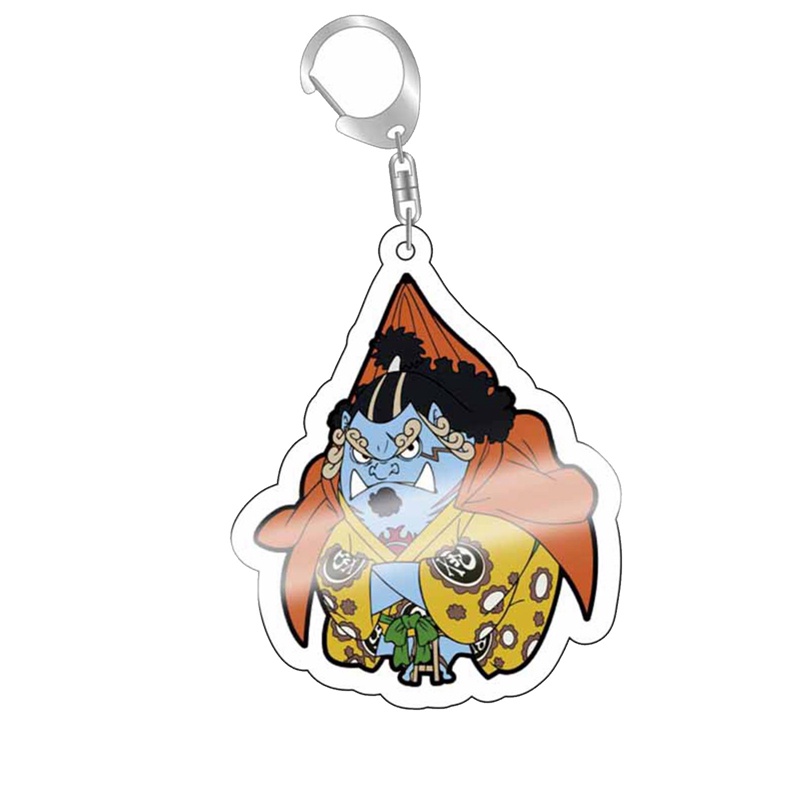 Móc Khóa In Hình Nhân Vật Luffy Zoro Sanji Hoạt Hình One Piece