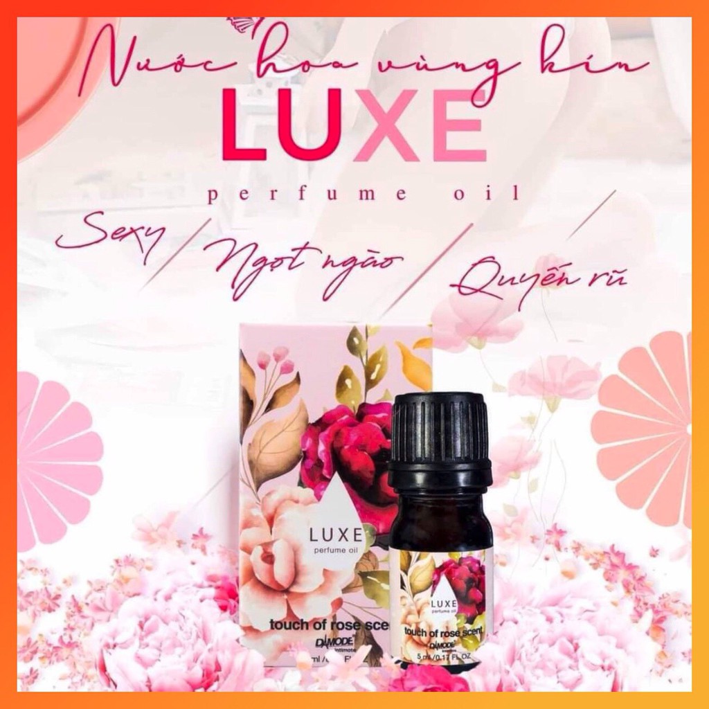 DAMODE NƯỚC HOA VÙNG KÍN HẠNH PHÚC THĂNG HOA TOUCH OF ROSE SCENT LUXE PERFUME OIL 5ML CHÍNH HÃNG