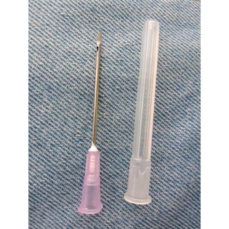 Hộp 100 cái kim 18G tách đáy sẹo rỗ, kim lấy thuoc