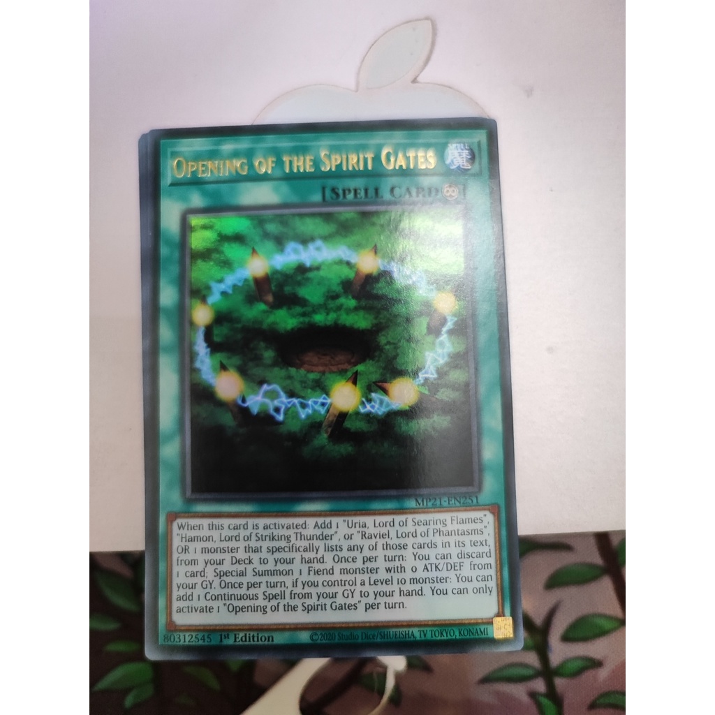 1 lá thẻ bài Opening of the Spirit Gates - MP21-EN251 - Ultra Rare 1st Edition