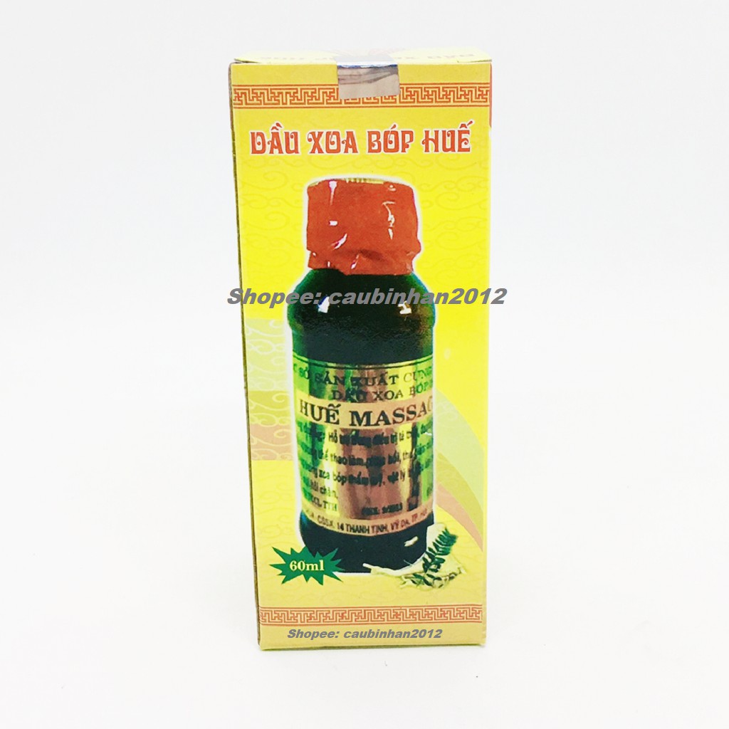 Dầu Xoa Bóp Massage Huế Cung Đình Vỹ Dạ Chai 60ml