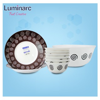 Bộ bát đĩa 10 chiếc Luminarc Sirocco SR10 - sản xuất tại Pháp