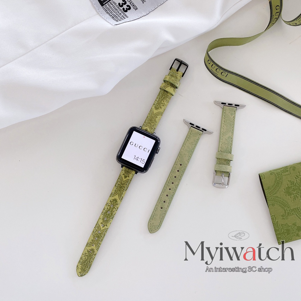 Dây Da Đeo Đồng Hồ Thông Minh iwatch series 7 6 5 3 4 2 SE 38mm 40mm 42mm 44mm 41mm 45mm T500