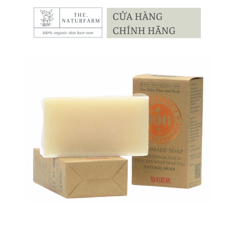 Xà bông dừa thiên nhiên coco - secret [ 100gr ] lành tính, phù hợp với mọi loại da