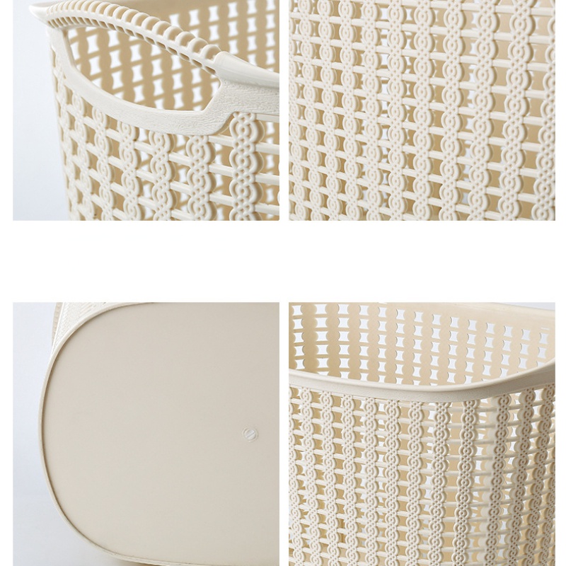 Giỏ Mây Đựng Đồ Giặt Ủi Có Tay Cầm Đa Năng Tiện Dụng