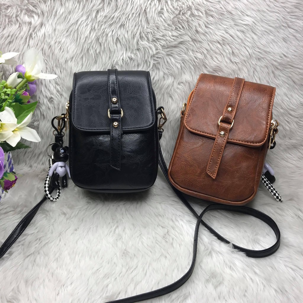 [Mã FAMAYWA2 giảm 10k đơn từ 50k] Túi Đeo Chéo Nữ Đựng Điện Thoại Tiện Dụng Thời Trang D1181 ( Tặng Móc Khóa Gấu) | BigBuy360 - bigbuy360.vn