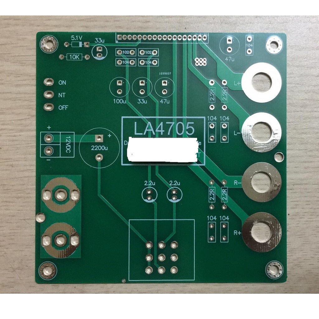 Mạch khuếch đại âm thanh sử dụng chip LA4705/4718