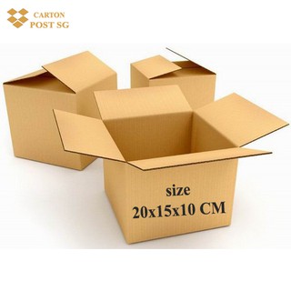 Thùng carton 20x15x10 (cm) Gói 50 Hộp carton Đóng Hàng