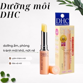 Son dưỡng ẩm môi, ngừa thâm, chống lão hoá môi DHC Lip Cream 1.5g Nhật Bản