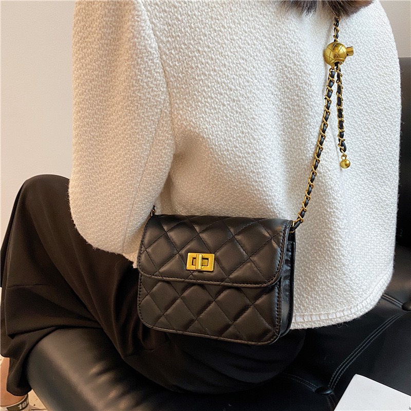 Túi xách mini đeo chéo nữ dây chuông hàng quảng châu cao cấp đẹp phong cách hàn quốc DC614