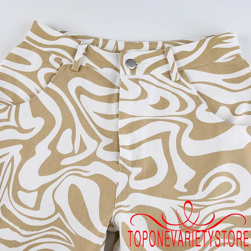 [Mã FADIRECT20 giảm 20K đơn 150K] Quần Dài Ống Rộng Họa Tiết Sọc Thời Trang Dành Cho Nữ | BigBuy360 - bigbuy360.vn