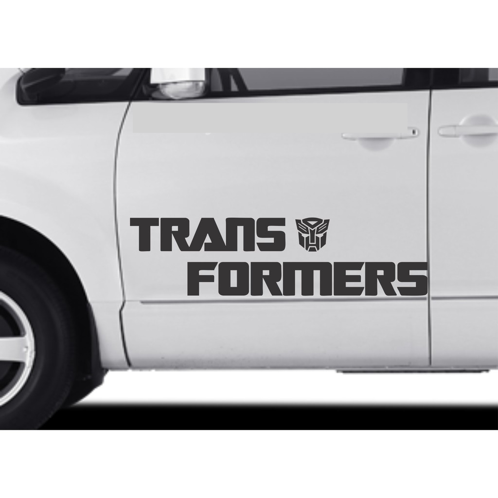 Sticker Dán Trang Trí Hình Transformer Độc Đáo