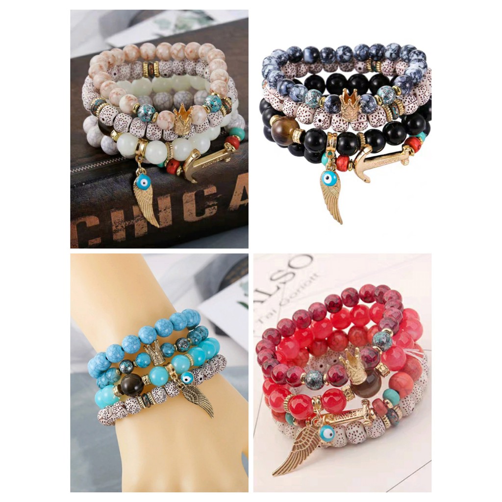 Set Vòng Boho Vintage ( có sẵn )