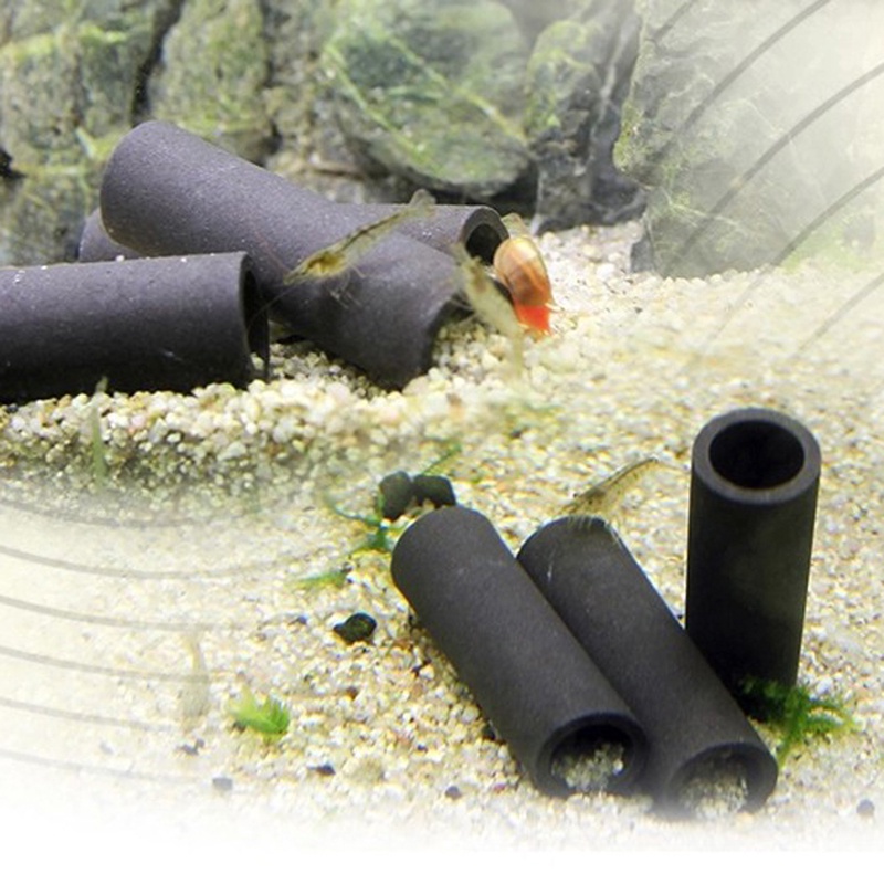 Ống Xi Lanh Bằng Gốm Trang Trí Bể Cá / Tôm
