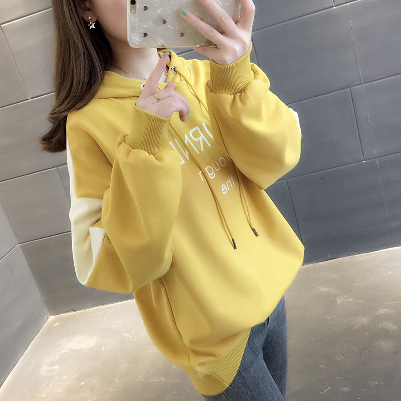 Áo Hoodie Nữ Dáng Rộng Phong Cách Hàn Quốc