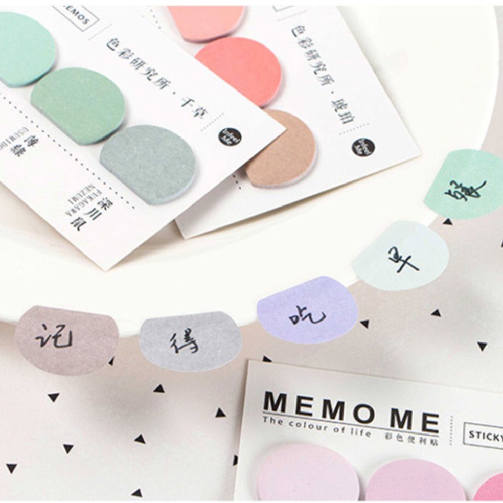Miếng Dán Ghi Chú Nhiều Màu Sắc Sáng Tạo Độc Đáo