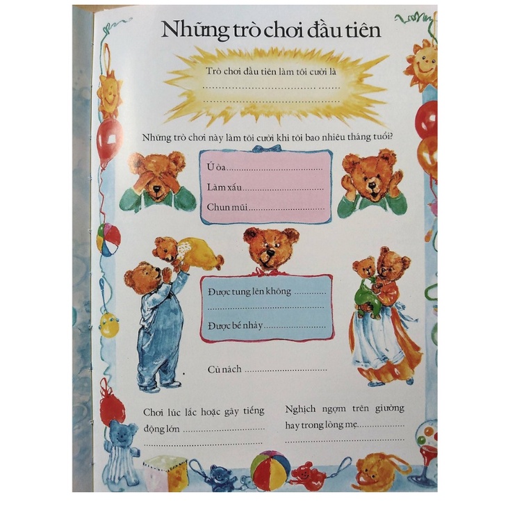 Sách -Nhật Ký 5 Năm Đầu Đời Của Bé (Tái Bản)