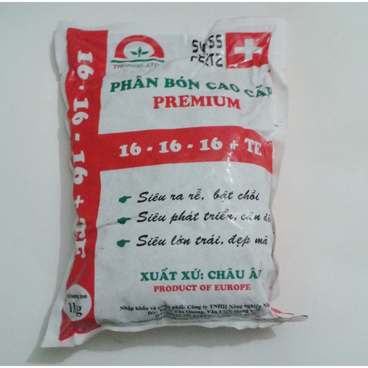 Phân bón cao cấp NPK 16 -16 -16  nhập khẩu