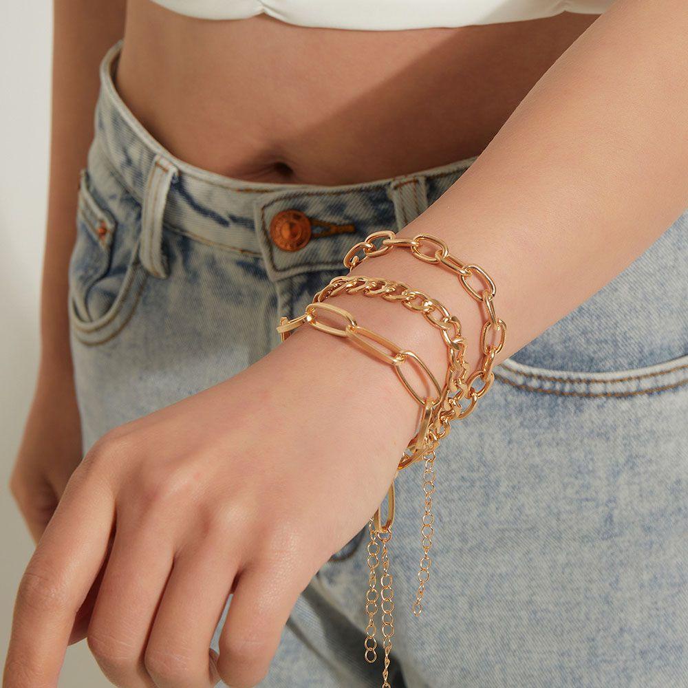 Vòng Tay Nhiều Lớp Lấp Lánh Thời Trang|Lắc Chân Trang Sức Thời Trang