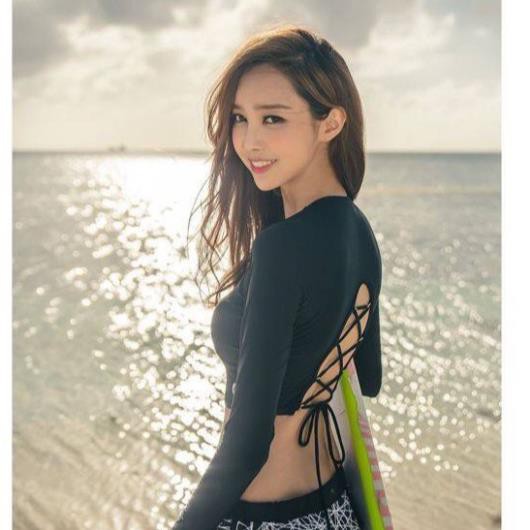 Lẻ Áo Bơi Nữ Dài Tay, Áo Bơi Nữ Đan Dây Lưng Quyến Rũ SAVVY ་ xịn | BigBuy360 - bigbuy360.vn