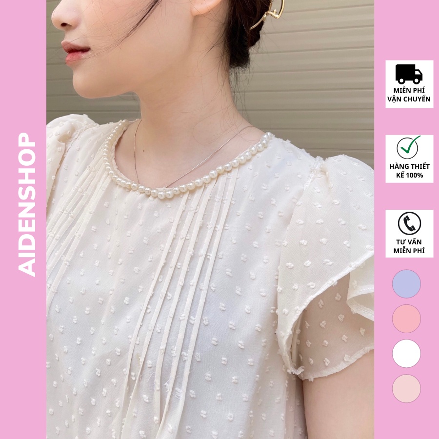 Váy bầu thời trang xinh Aidenshop đầm bầu thiết kế dự tiệc ren cao cấp mùa hè