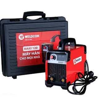 Máy hàn que điện tử Weldcom Maxi 120 - Hàng chính hãng, bảo hành 15 tháng
