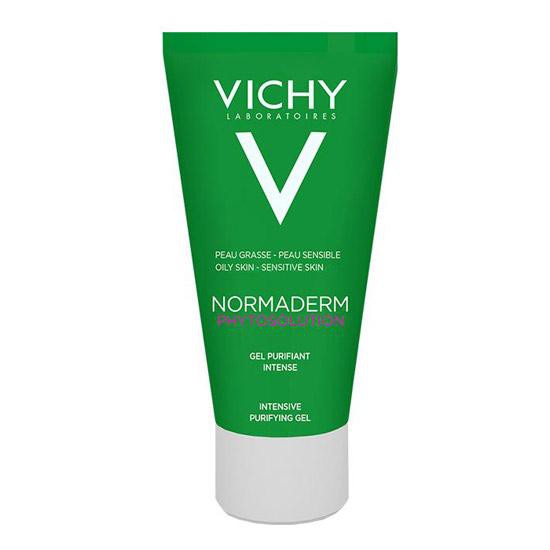 Vichy Chính Hãng- Sữa Rửa Mặt Dạng Gel Giúp Làm Sạch Sâu Và Giảm Bã Nhờn Trên Da Normaderm Phytosolution Intensive 50ml