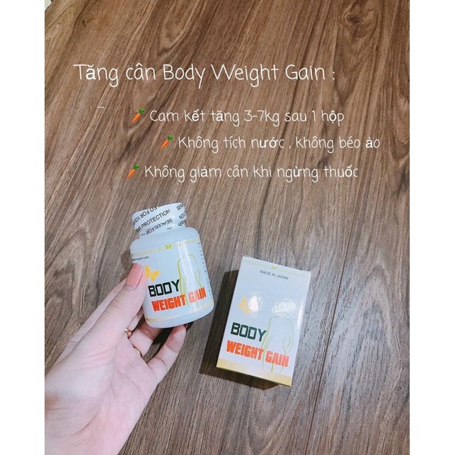 GIÁ HUỶ DIỆT- VIÊN UỐNG TĂNG CÂN BODY Weight Gain