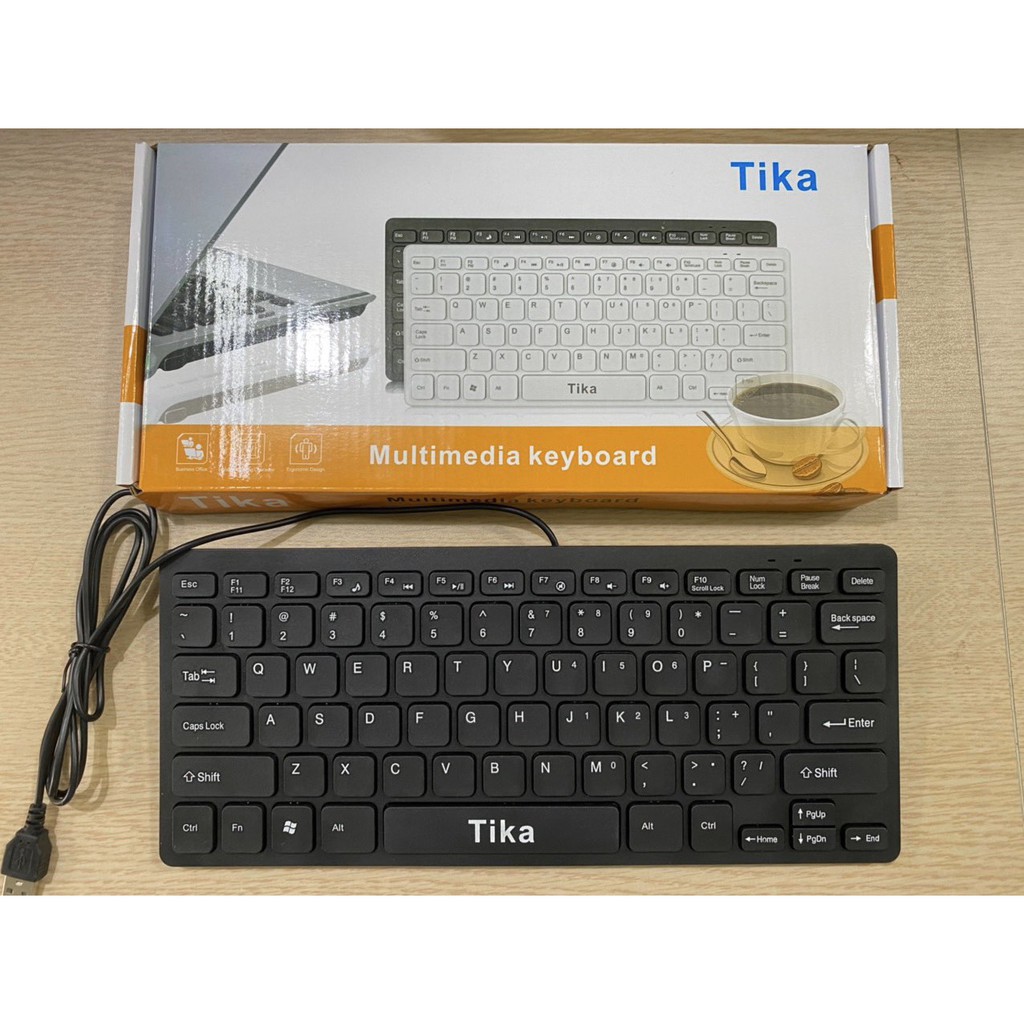 Bàn phím mini có dây cắm cổng usb 2.0 TIKA K1000 - AT
