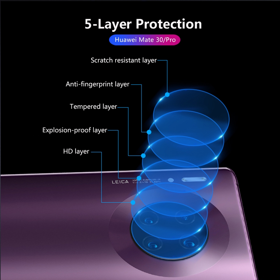 Kính Cường Lực Bảo Vệ Ống Kính Máy Ảnh Sau Cho Huawei Mate 30 40 Pro Huawei Mate 20