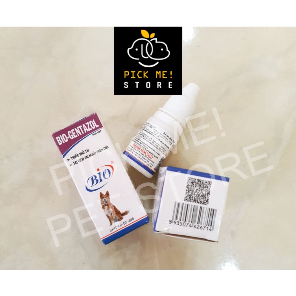 Dung Dịch Nhỏ Tai Bio-Gentazol |Bio Gentazol Cho CHÓ dạng gel