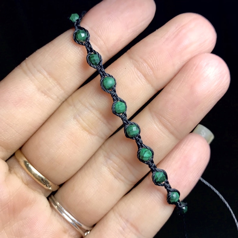 [Lapislazuli,Lapis,malachite] vòng tay handmade, đá thiên nhiên, thắt dây, thủ công