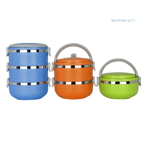 Hộp cơm Nhiều Tầng Cách Nhiệt Bằng Thép Không Gỉ