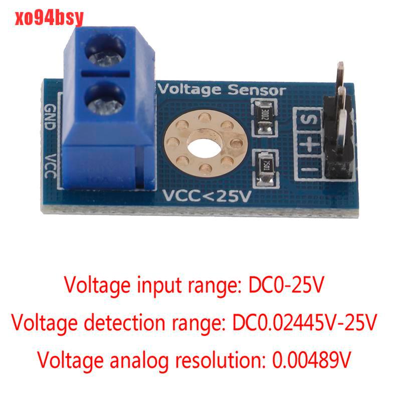 [xo94bsy]1 Pcs Standard Voltage Sensor Module Test Electronic Bricks For Robot