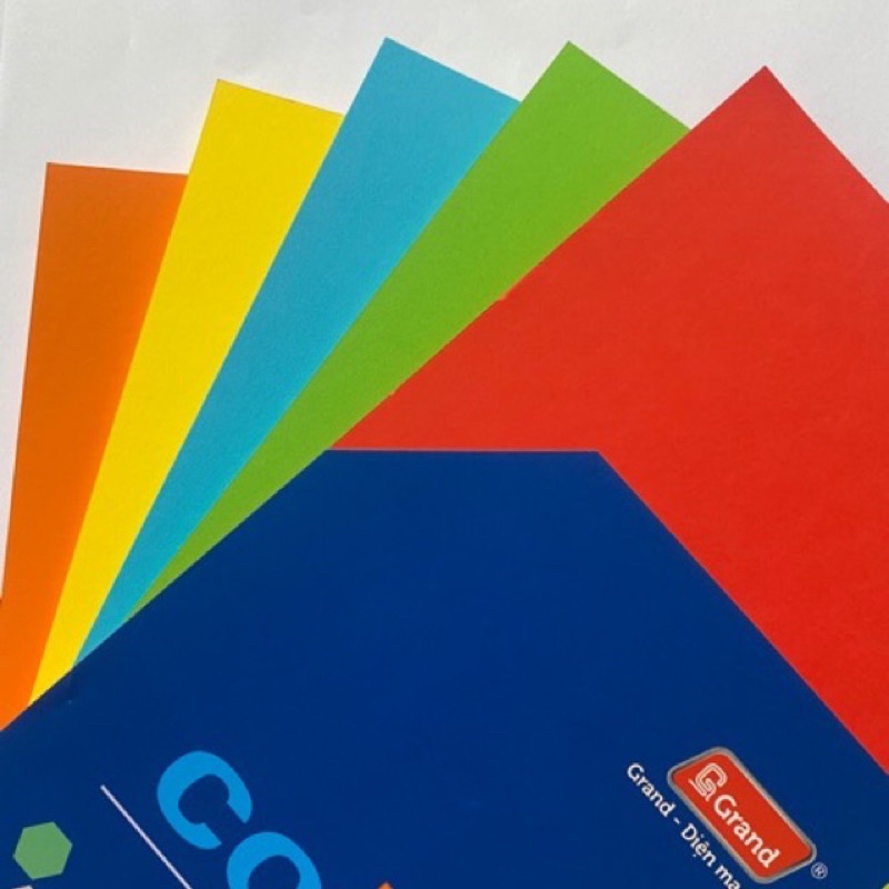 Giấy Màu A4 PGrand Xấp 100 tờ  ĐL 75gsm