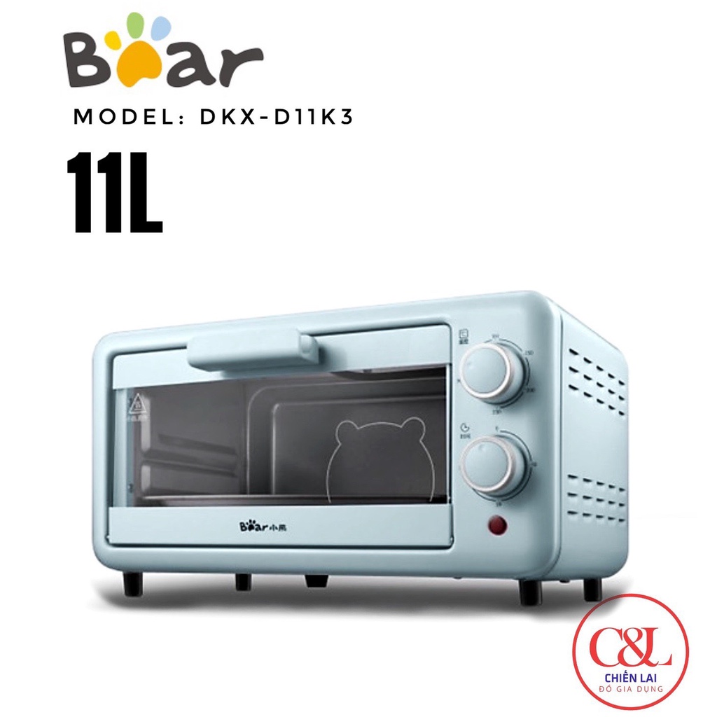 Lò nướng điện Bear Lò nướng mini gia dụng đa chức năng Máy làm bánh 11 lít DKX-D11K3