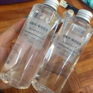 Nước hoa hồng muji light toning water