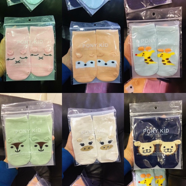 Tất pony kid 120k/ set 10 đôi( chọn màu chọn hình)