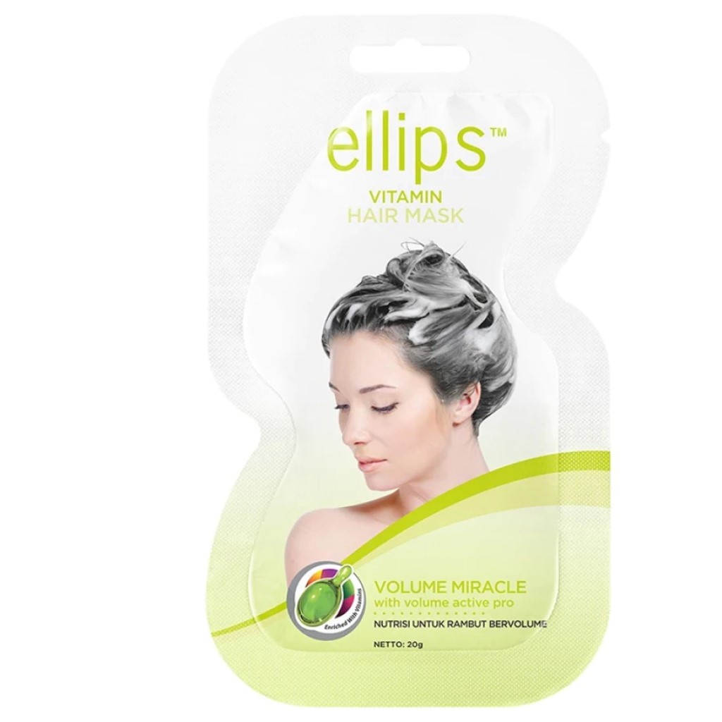 Hair Mask Kem Ủ Tóc Ellips Volume Miracle Sachet cho tóc bồng bềnh quyến rũ gói 20g