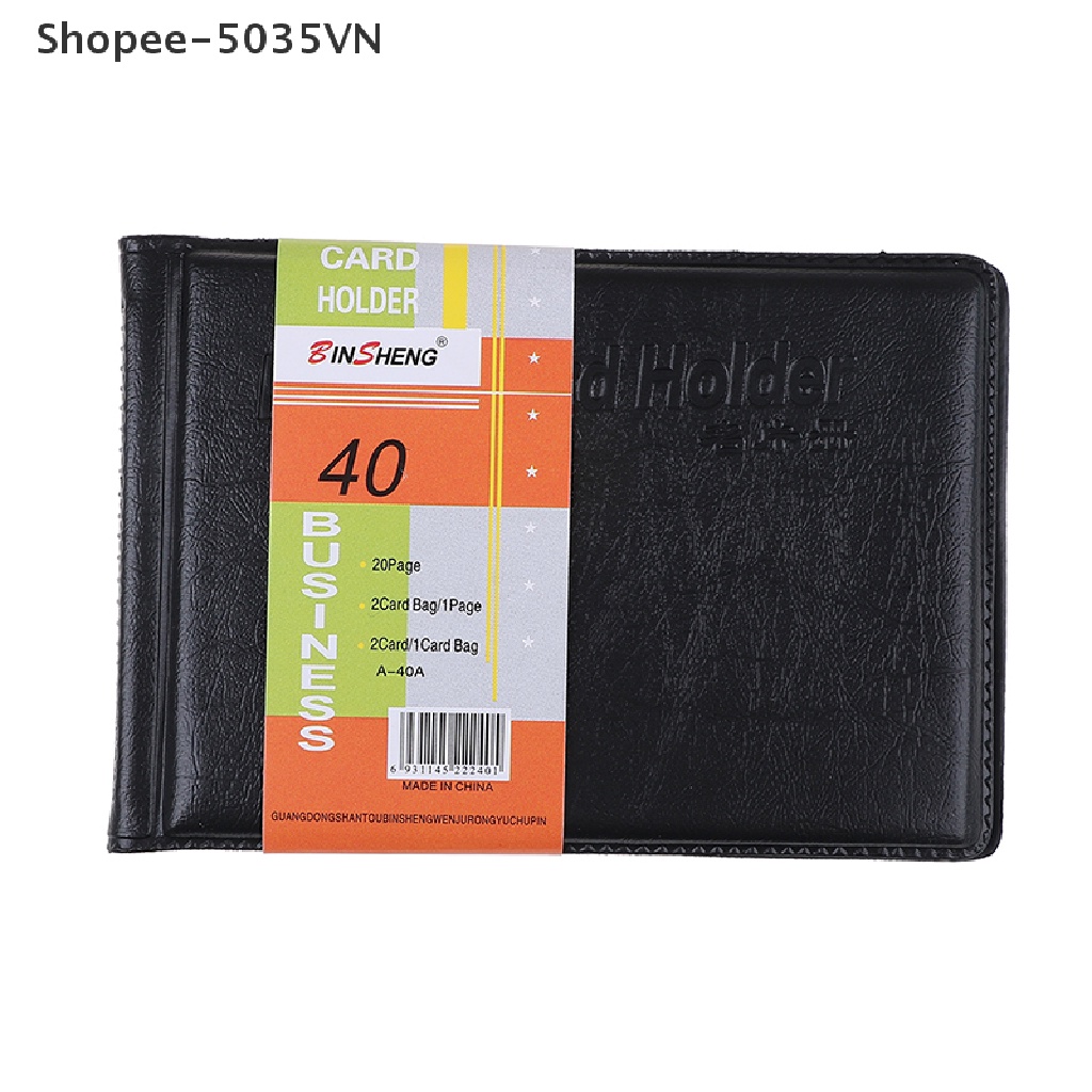 Sổ Đựng Thẻ ID / Danh Thiếp 40 Ngăn akindofstar1.vn