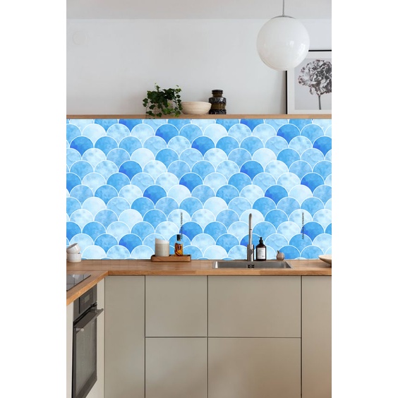 Decal dán bếp - Decal dán phòng tắm - Tấm 300x60cm - Chống thấm nước - HN Decor