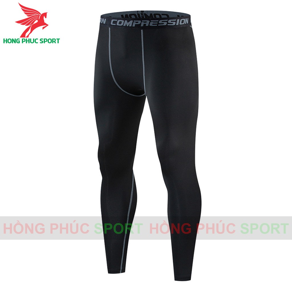 QUẦN GIỮ NHIỆT COMBAT PRO LEGGING NAM DÁNG LỬNG MÀU ĐEN