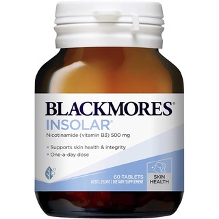 VIÊN UỐNG ĐẸP DA BLACKMORE INSOLAR HIGH DOSE VITAMIN B3 500MG 60 VIÊN