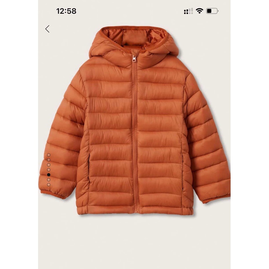 Aó khoác phao siêu nhẹ Mango bé trai Việt nam xuất khẩu dư xịn đét size 2-14 tuổi giao màu ngâu nhiên