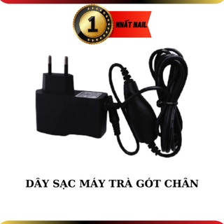 Sạc máy trà gót chân , Dây sạc máy mài , tẩy da chết gót chân có nút tăng chỉnh