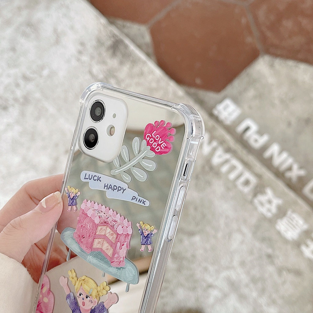 Ốp lưng iphone Ốp Điện Thoại Silicon TPU Tráng Gương Thời Trang Cho iPhone pro 11 pro X Xr Xs Max 7 8 Plus 13 14pro pro Mini 14 Dinuo case