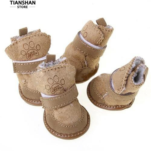 Set 2 đôi giày thiết kế chống trượt xinh xắn cho cún cưng