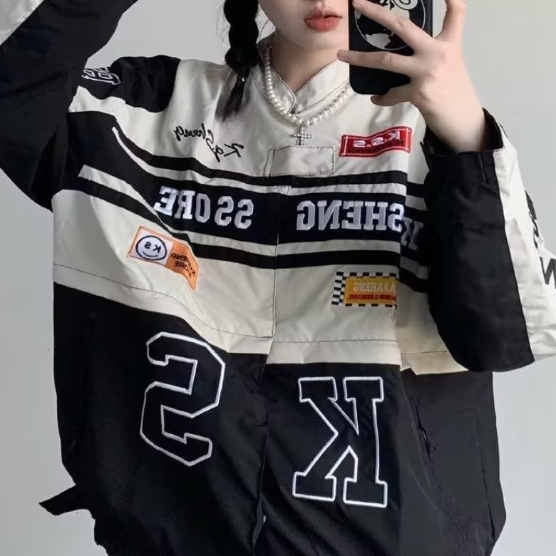 Áo khoác nam nữ áo khoác bóng chày có thể tháo rời nam nữ áo khoác bomber cặp đôi vải dù cao cấp áo jacket unisex bigsize gió 2 lớp phong cách cực chất top