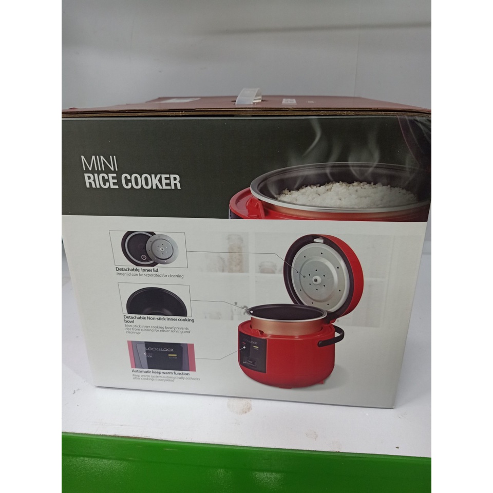 Nồi Cơm Điện 1 Lít Lock&amp;Lock EJR431 hàng chính hãng bảo hành 12 tháng